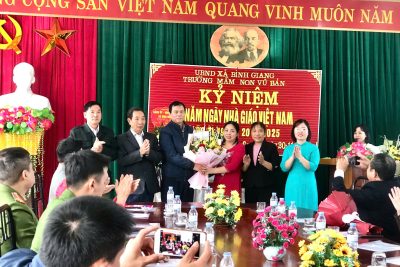 Kỷ niệm 43 năm ngày Nhà giáo Việt Nam 20/11/1982 – 20/11/2025 tại trường Mầm non Vũ Bản
