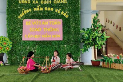 [ảnh] Bé với An toàn giao thông cấp học Mầm non